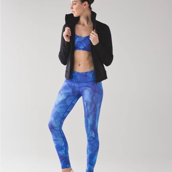 lululemon athletica Pants - Lululemon Wunder Under Pant III Midnight Tulle Multi size 4
